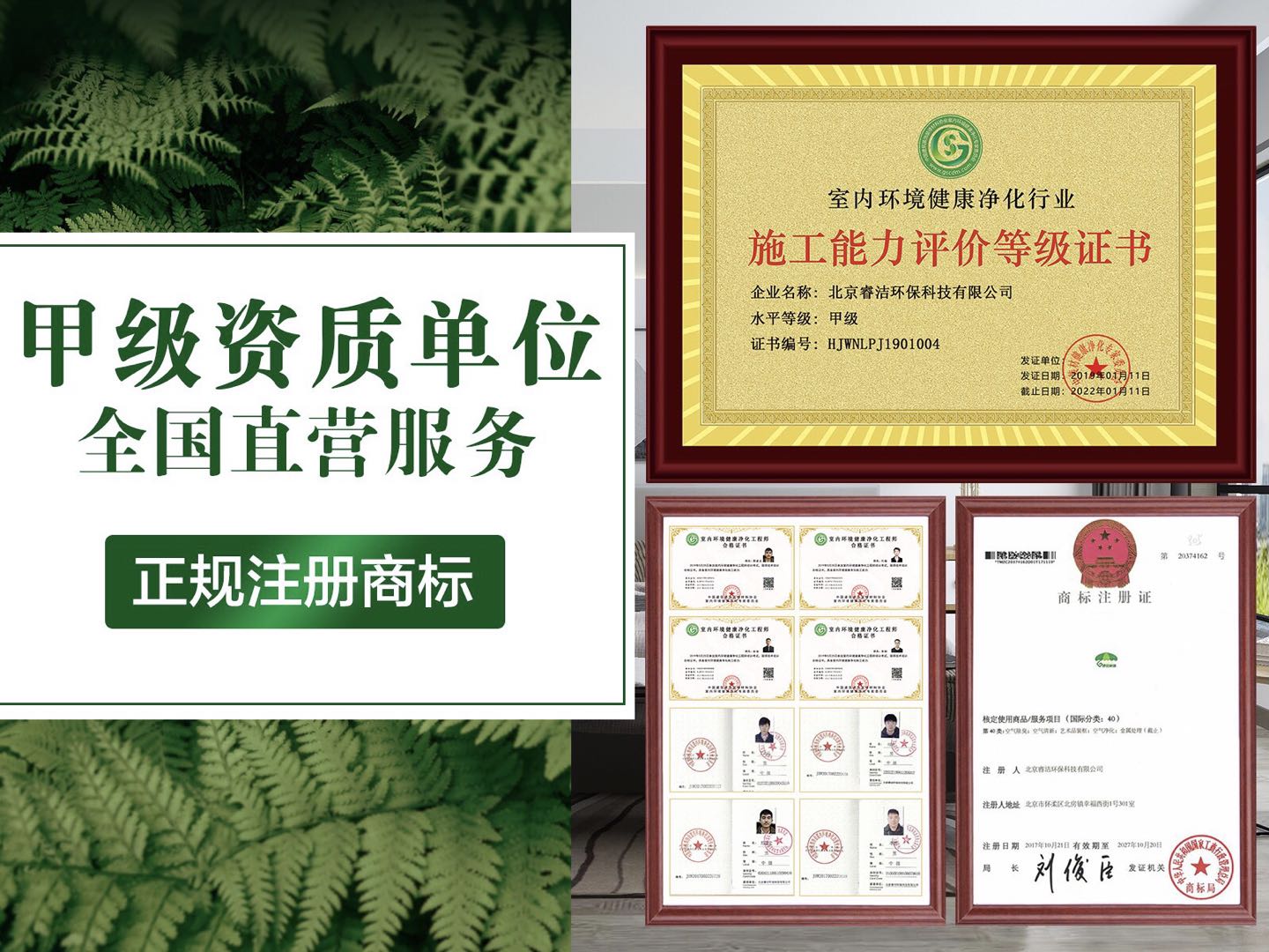 要查看除醛公司的资质是否完备