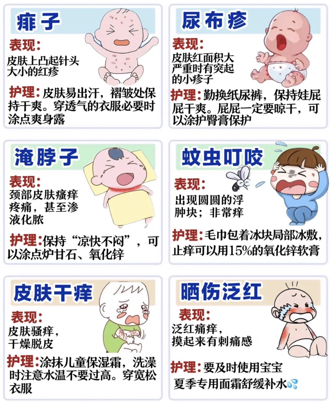 夏季将至，预防宝宝容易出现的皮肤问题